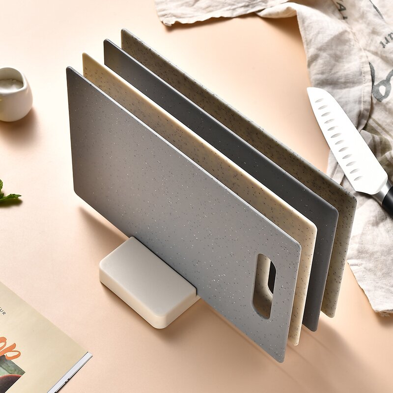 Plastic Cutting Board Set Manufacturer - OEM/ODM Custom Kitchen Accessories 5 Pc Plastic Sorting Cutting Board Set