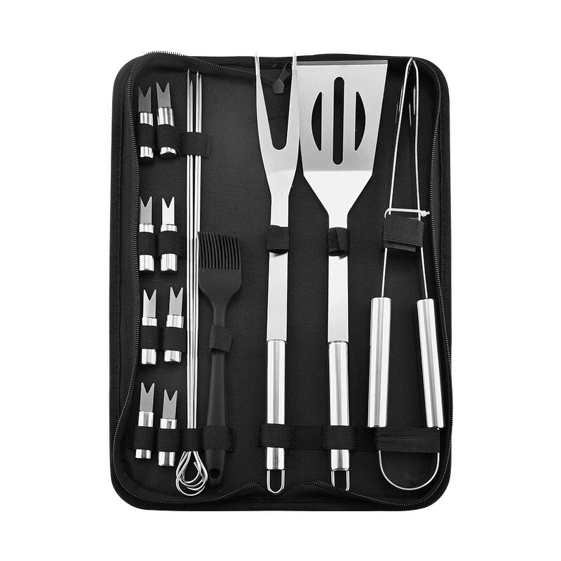 BBQ Tools Set Manufacturer - OEM/ODM Custom BBQ Tools Set Barbecue Utensil Accessories Outdoor 3-20 Pcs Grills Tools