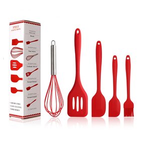 Heat Resistant Silicone Spatula Set Manufacturer - OEM/ODM Custom Kitchen Accessories Heat Resistant Food Silicone Spatula Set
