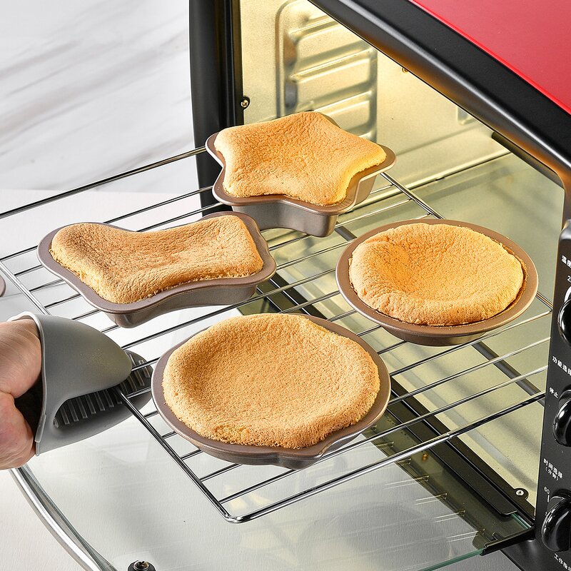 Champagne Gold Baking Mold Factory - OEM/ODM Custom Christmas Festival Carbon Steel Champagne Gold Nonstick Bakeware Mold