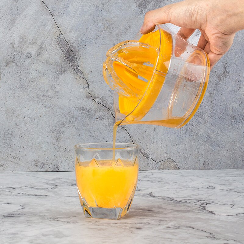 Hand Press Juicer Manufacturer - OEM/ODM Custom Hot Sale Kitchen Gadgets Plastic Hand Press Multipurpose Fresh Juicer