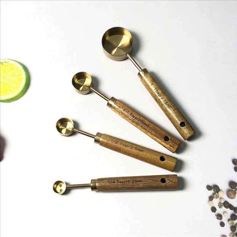 Measuring Cups and Spoons Factory - OEM/ODM Custom Premium Heavy Duty Stainless Steel Measuring Cups and Spoons