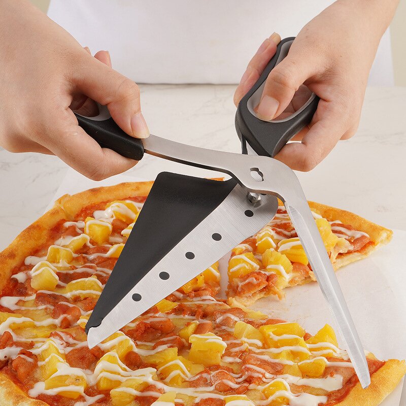 Pizza Scissors Factory - OEM/ODM Custom Multi-purpose Stainless Steel Kitchen Pizza Scissors