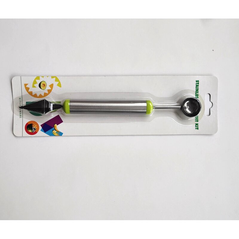 Stainless Steel Kitchen Accessories Manufacturer - OEM/ODM Custom 3 Pieces Stainless Steel Fruit Decoration Melon Ball Scoop