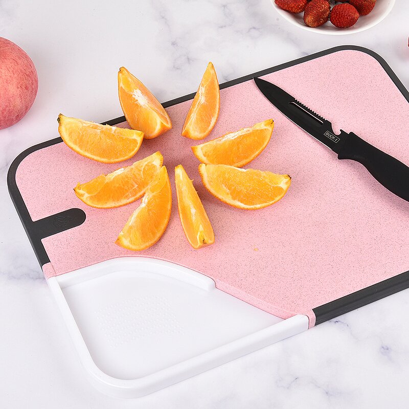 Wheat Straw Cutting Board Manufacturer - OEM/ODM Custom Factory Direct Sale Wheat Straw Household Cutting Board Eco-friendly