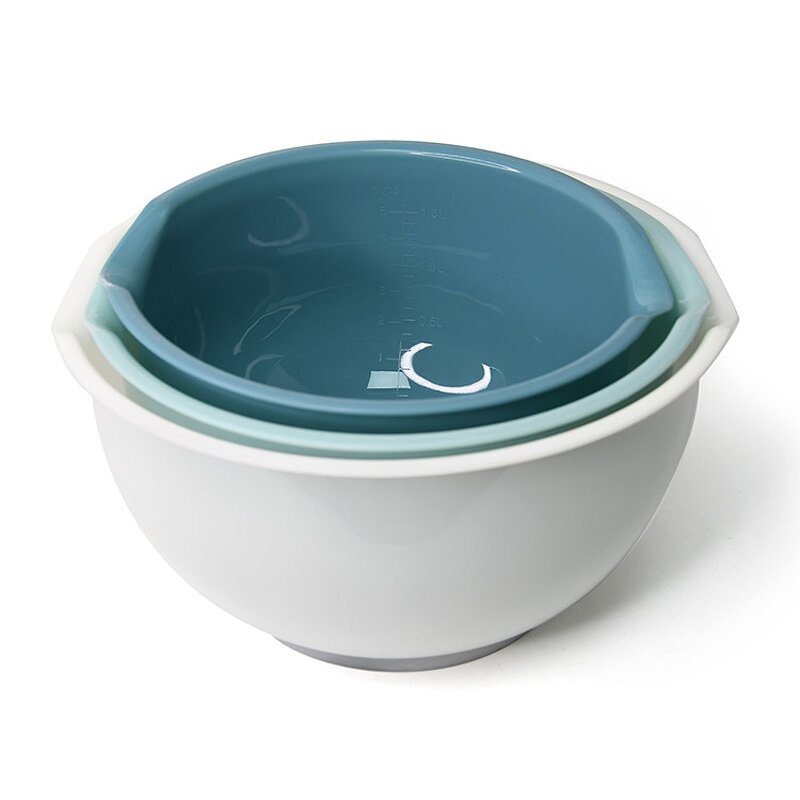 Nesting Plastic Mixing Bowl Set Factory - OEM/ODM Custom Innovative 3 Pcs Nesting Plastic Mixing Bowl Set