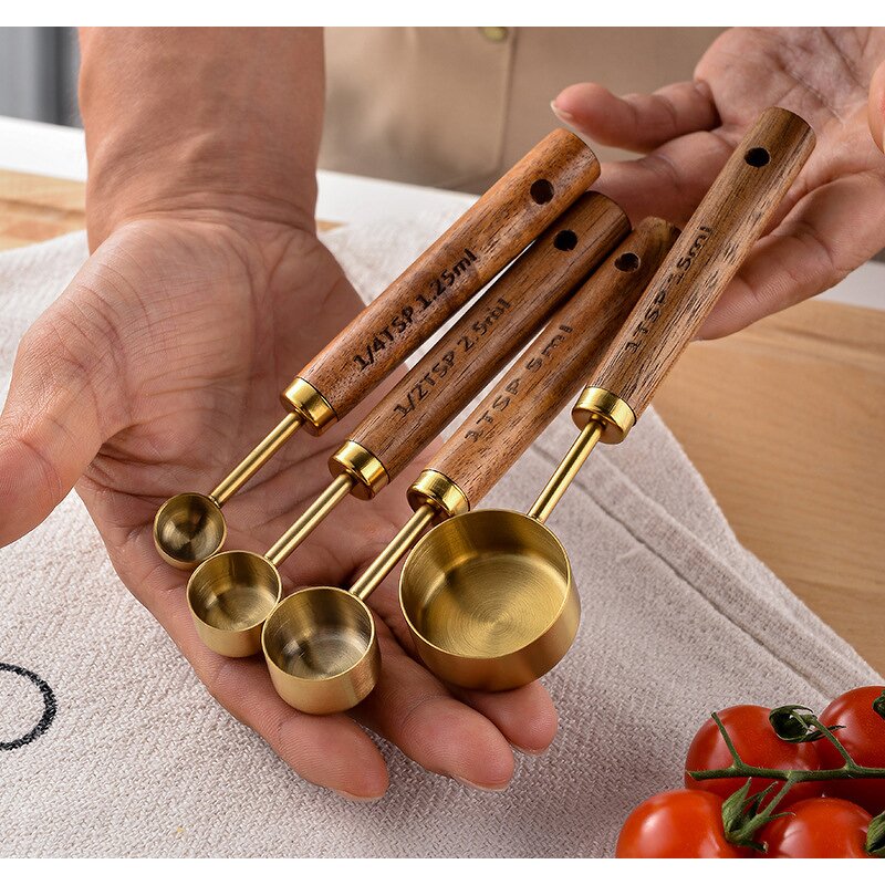 Measuring Cups and Spoons Factory - OEM/ODM Custom Premium Heavy Duty Stainless Steel Measuring Cups and Spoons