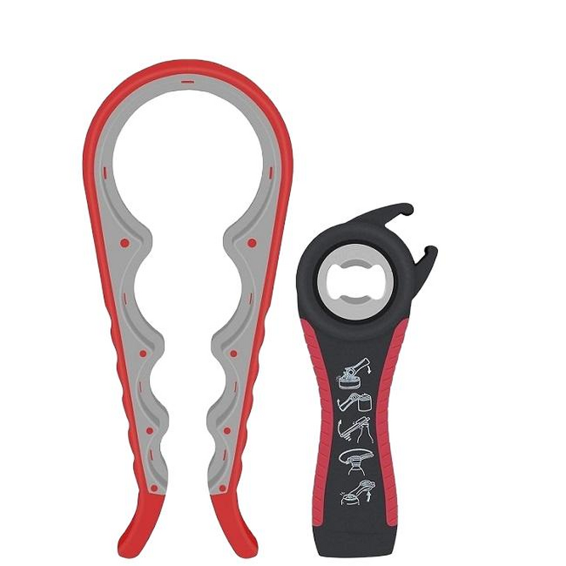 Jar and Bottle Opener Kit Manufacturer - OEM/ODM Custom Easy Grip Multi-Function Jar and Bottle Opener Kit Plastic Jar Opener