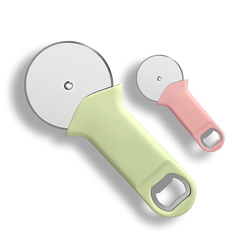 Pizza Cutter Wheel Manufacturer - OEM/ODM Custom Stainless Steel Pizza Cutter Wheel with Beer Opener