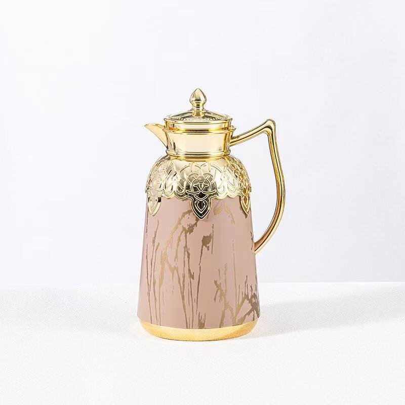 Luxury Style Vacuum Flask Coffee Pot Manufacturer - Free Sample 1L Coffee Flask Arabic Single Luxury Home Party