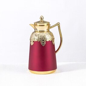 Coffee Dallah and Tea Flask Manufacturer - Ready Ship Stock 0.7L Single Luxury Home Party Vacuum Flask Arabian