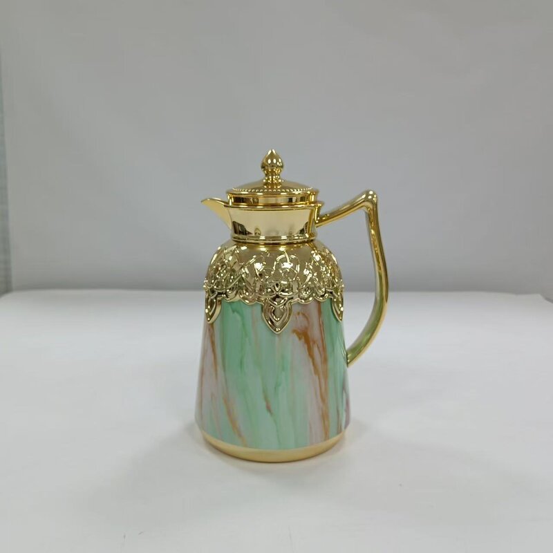 Luxury Style Vacuum Flask Coffee Pot Manufacturer - Free Sample 1L Coffee Flask Arabic Single Luxury Home Party