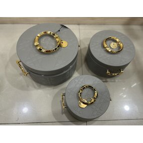 Food Warmer Set Manufacturer - OEM Beautiful 1L+2.5L+4L Insulated ABS+Stainless Steel 3 Pcs Set