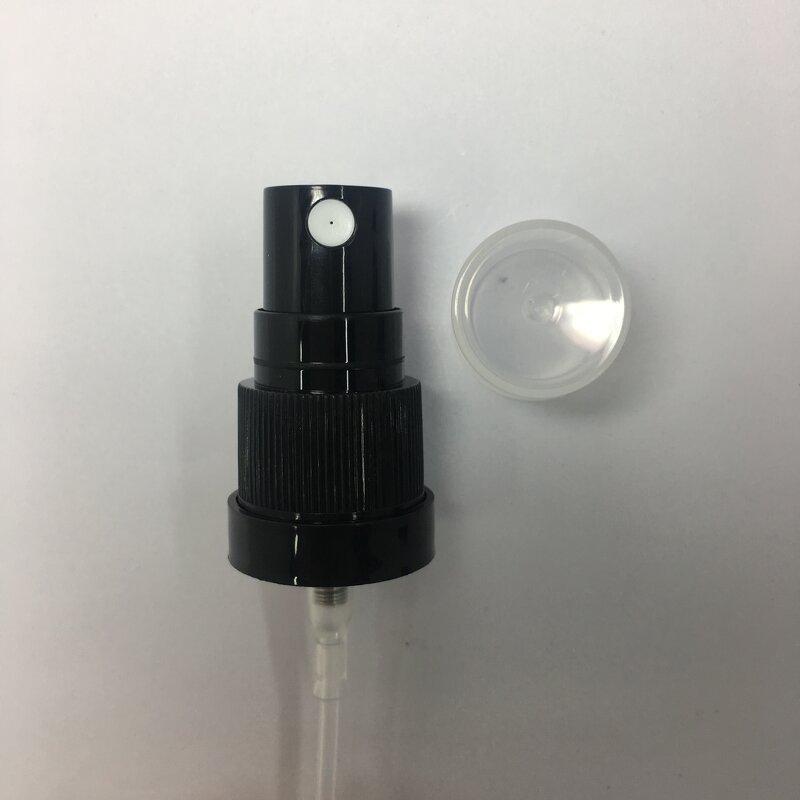 Black Plastic Fine Mist Spray Pump Manufacturer - OEM/ODM Custom 18mm Black Plastic Fine Mist Spray Pump Anti-theft Ring