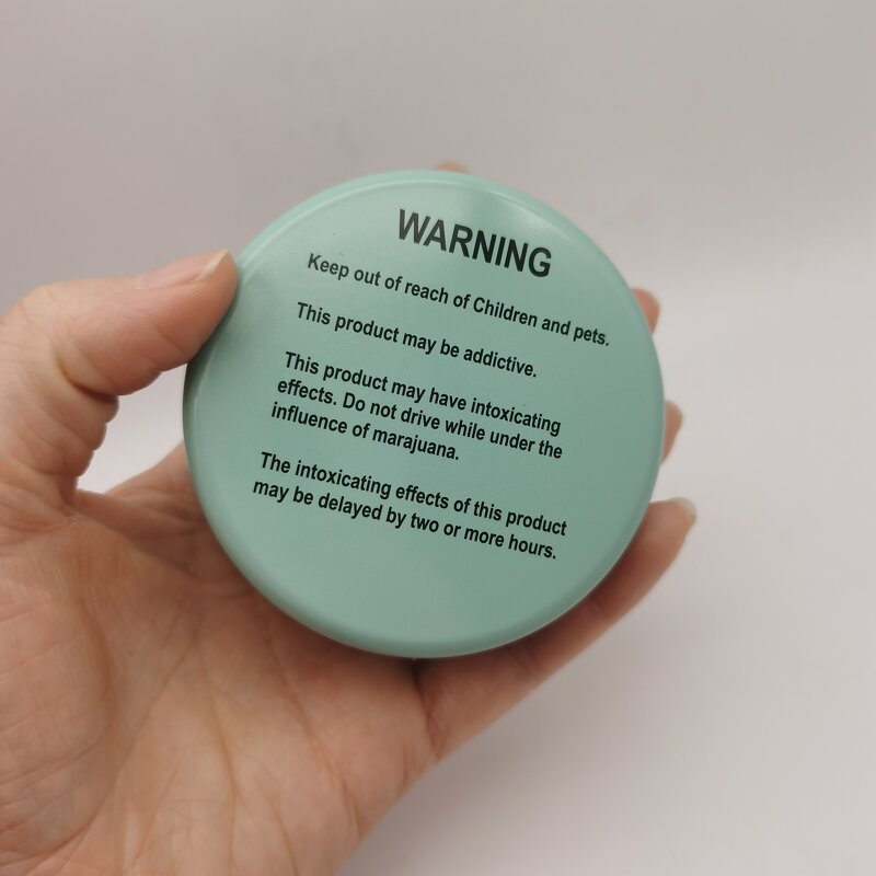 Child Resistant Tins Factory - OEM/ODM Custom Child Resistant Tins Air-tight 76mmX30mm Tin Jar for Food Package