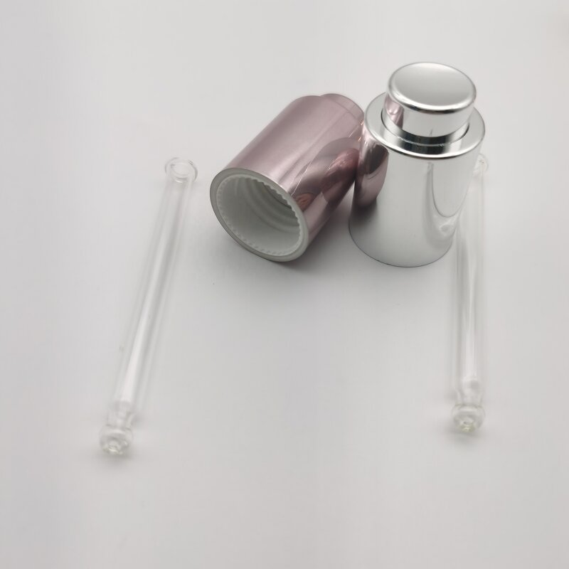 Push Button Glass Dropper Manufacturer - OEM/ODM Custom Cosmetic Push Button Glass Dropper Round Pump Dropper Glass Bottle