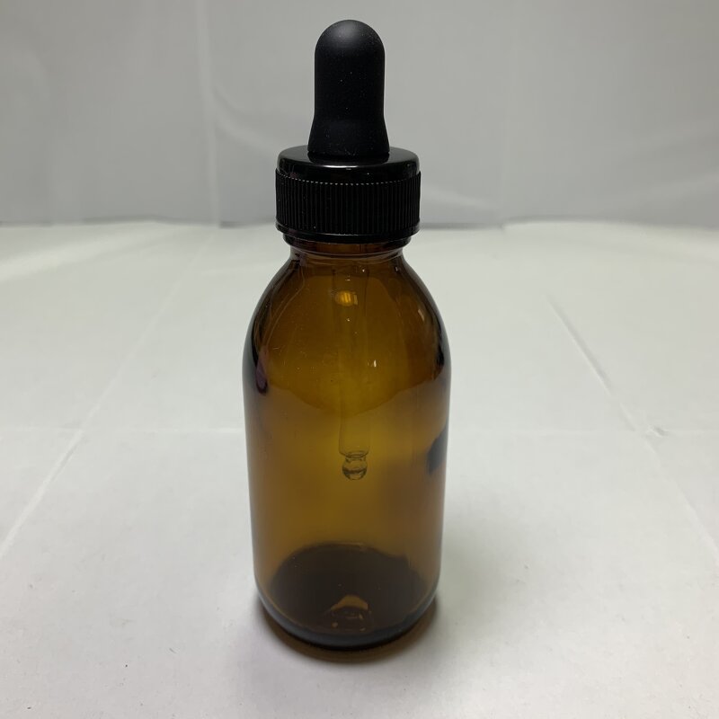 Black Dropper Cap Factory - OEM/ODM Custom Factory-made 28mm Large Black Dropper Cap for Amber Glass Syrup Bottle