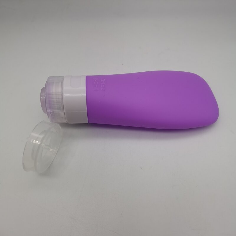 Silicone Squeeze Bottle Manufacturer - OEM/ODM Custom 90ml Silicone Squeeze Bottle Pump Dispenser Kid-Friendly Soap Bottle