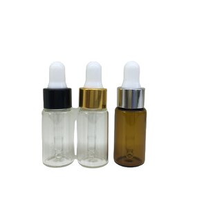 Mini Sample Vials Glass Vial Factory - OEM/ODM Custom 1-5ml Mini Sample Vials Glass Vial with Dropper Essential Oil