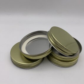 Aluminum Lid for Glass Jar Factory - OEM/ODM Custom Factory Price OEM 89MM Black Sliver Gold Aluminum Lid for Glass Jar