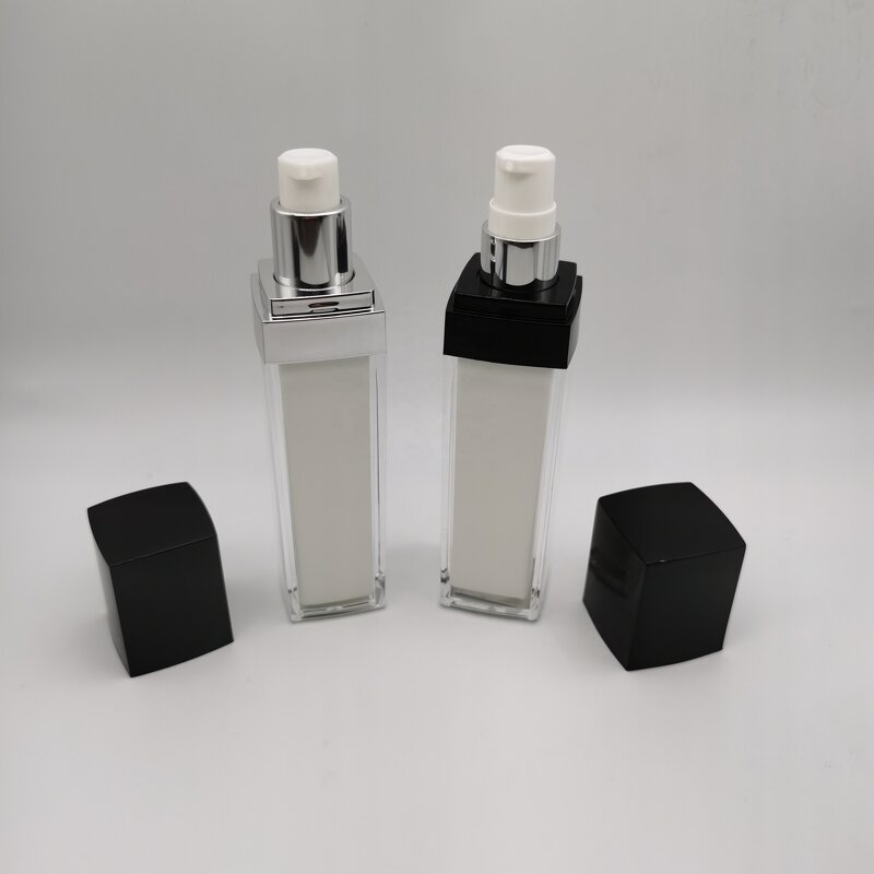 Acrylic Cosmetic Dispenser Pump Bottle Manufacturer - OEM/ODM Custom 50g Acrylic Cosmetic Dispenser Pump Bottle