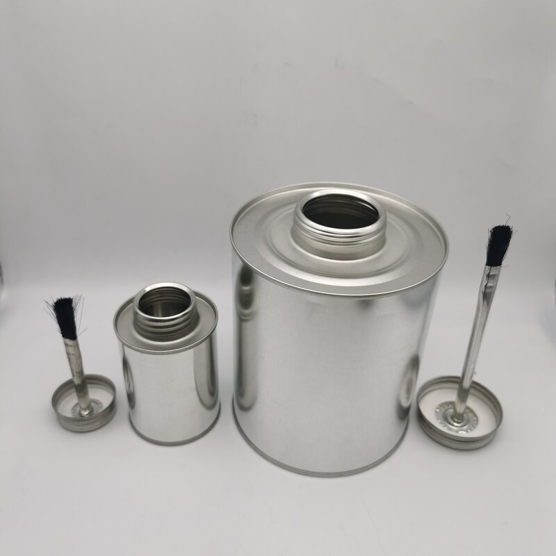 Metal Can with Tin Brush Manufacturer - OEM/ODM Custom 4oz Metal Can with Tin Brush Tin Product