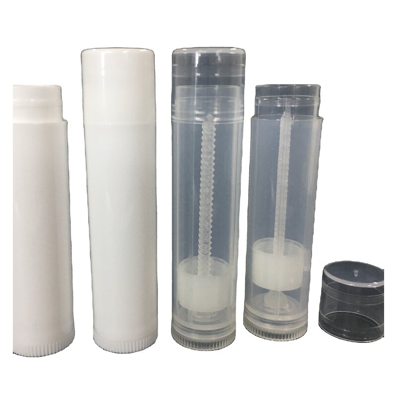Empty Lip Balm Tubes Manufacturer - OEM/ODM Custom 0.15oz 5g Plastic Material Lip Balm Tube