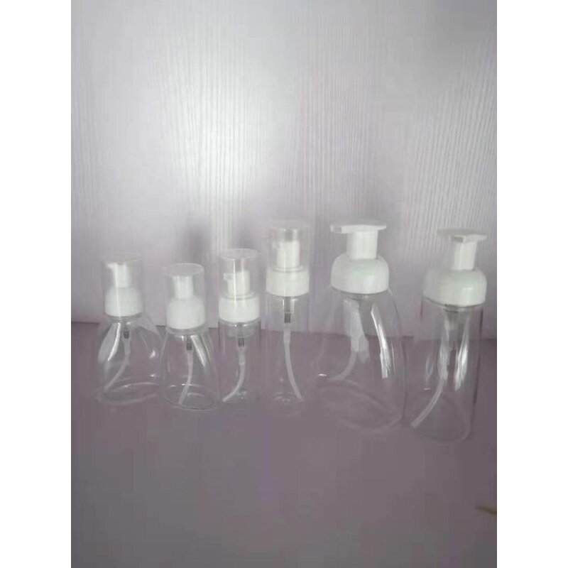 Amber PET Bottle Manufacturer - OEM/ODM Custom 250ml Amber PET Bottle with Black Foamer Pump for Foaming Soaps