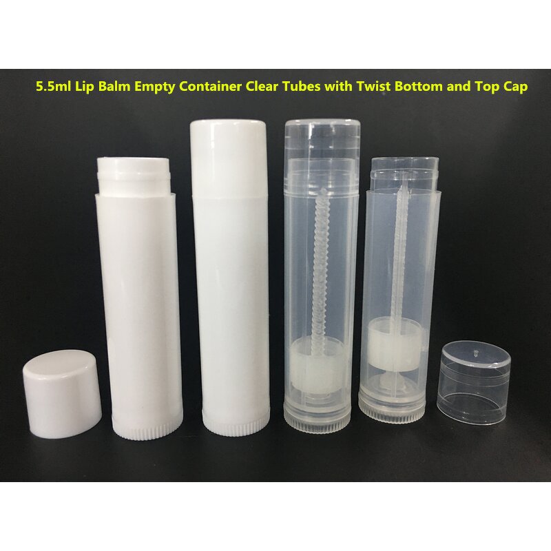Empty Lip Balm Tubes Manufacturer - OEM/ODM Custom 0.15oz 5g Plastic Material Lip Balm Tube