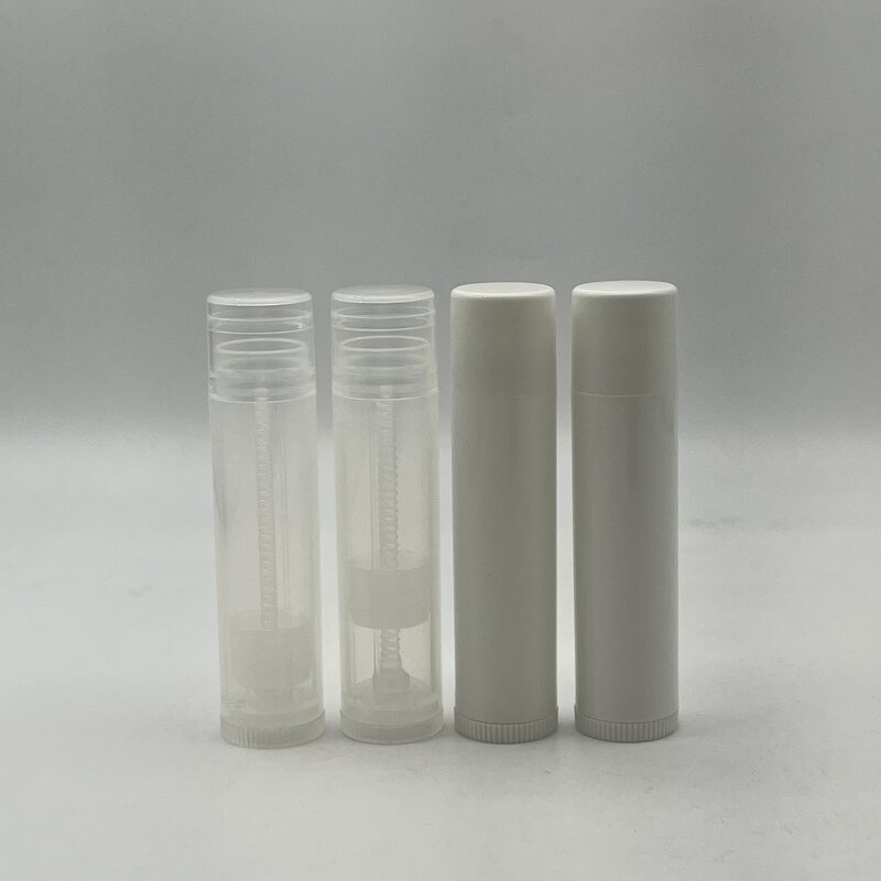 Lip Balm Tubes Factory - OEM/ODM Custom Natural Lip Balm Tubes with Colored Lids Lip Balm Container