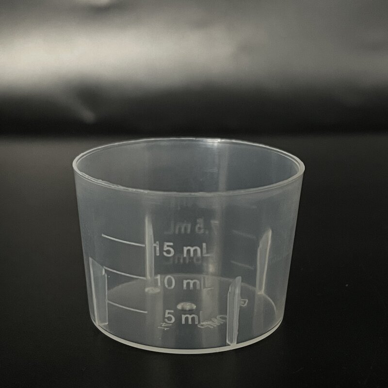 Plastic PP Measuring Cup Factory - OEM/ODM Custom 15ml 1/2oz Plastic PP Measuring Cup with Measuring Scale