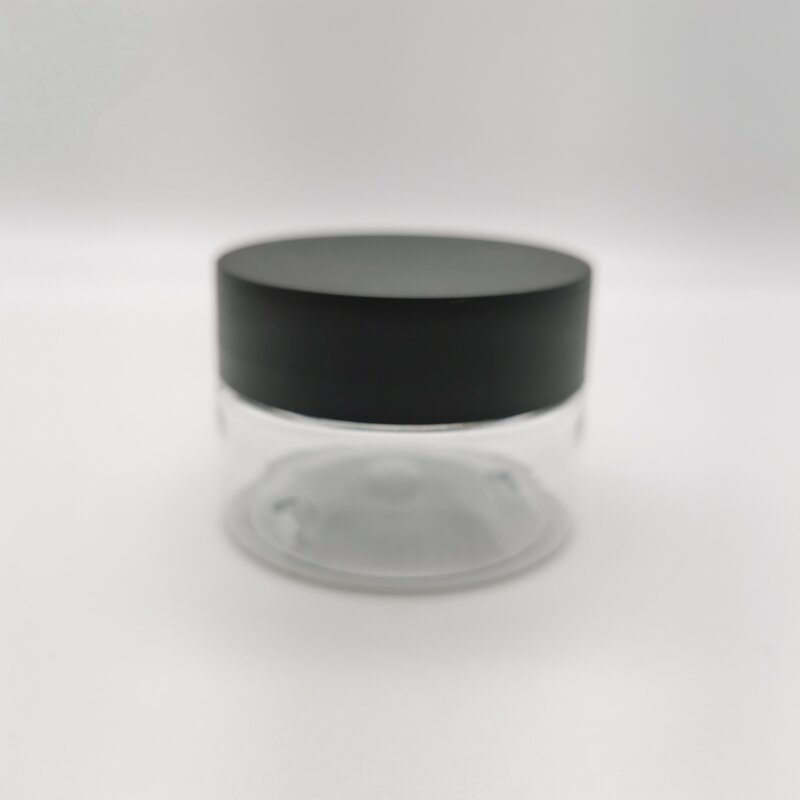 Straight PET Jar Manufacturer - OEM/ODM Custom 2oz 53mm Straight PET Jar 60ml with Child Proof Cap