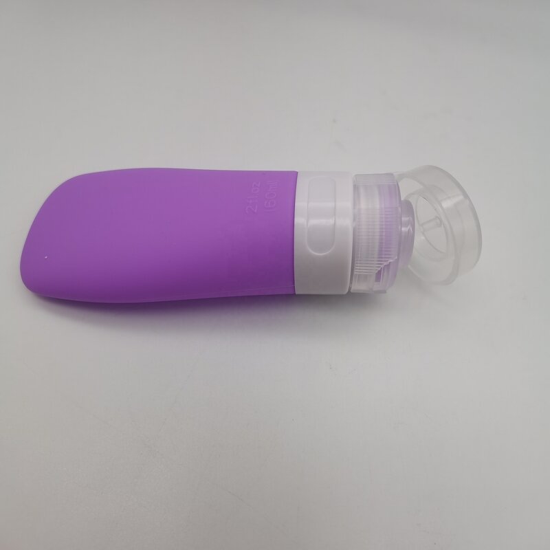 Silicone Empty Soft Tube Manufacturer - OEM/ODM Custom 38-90ml Travel Cosmetic Cream Silicone Tube with Pump