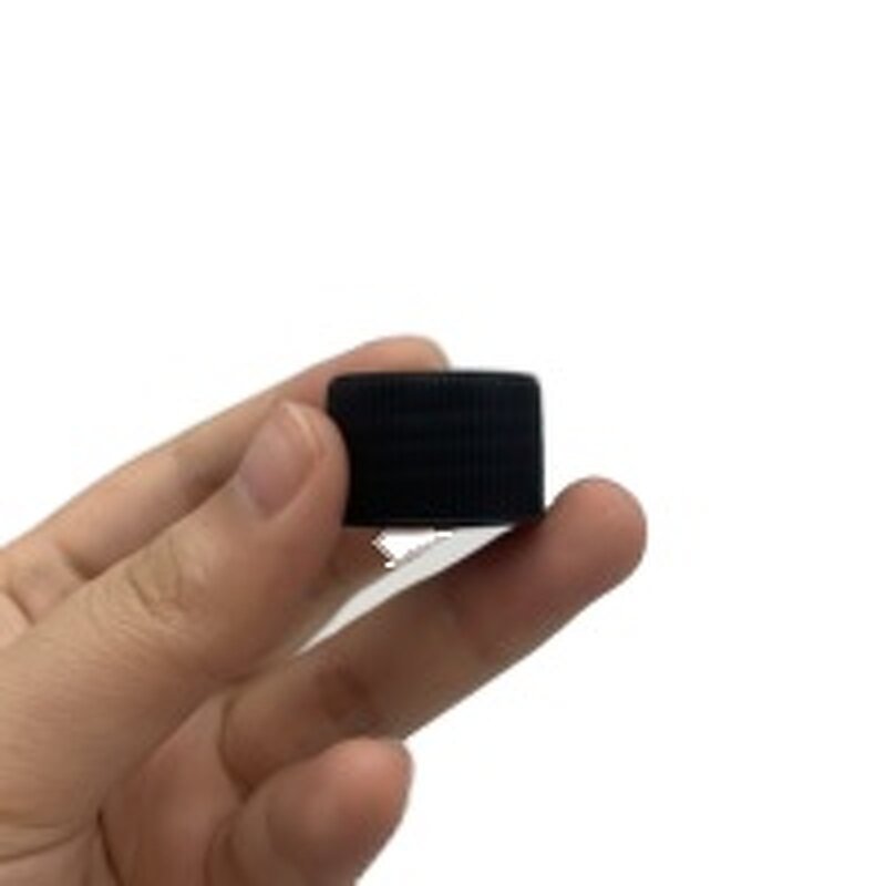 Black Ribbed Plastic Cap Factory - OEM/ODM Custom 24mm Black Ribbed Matte Top Plastic Cap with Induction Inner Seal