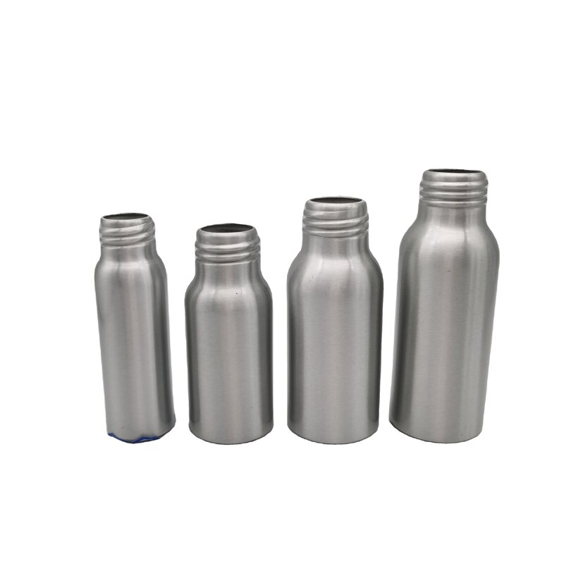 Matte Silver Aluminum Metal Bottle Factory - OEM/ODM Custom 20ml Matte Silver Aluminum Metal Bottle