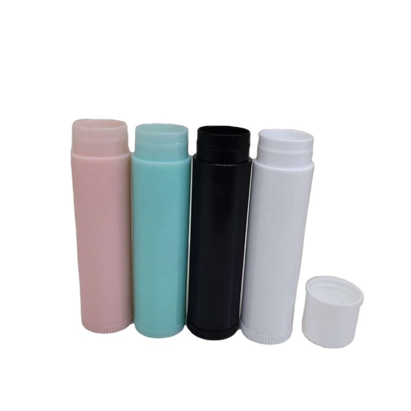 Empty Lip Balm Tubes Manufacturer - OEM/ODM Custom 0.15oz 5g Plastic Material Lip Balm Tube