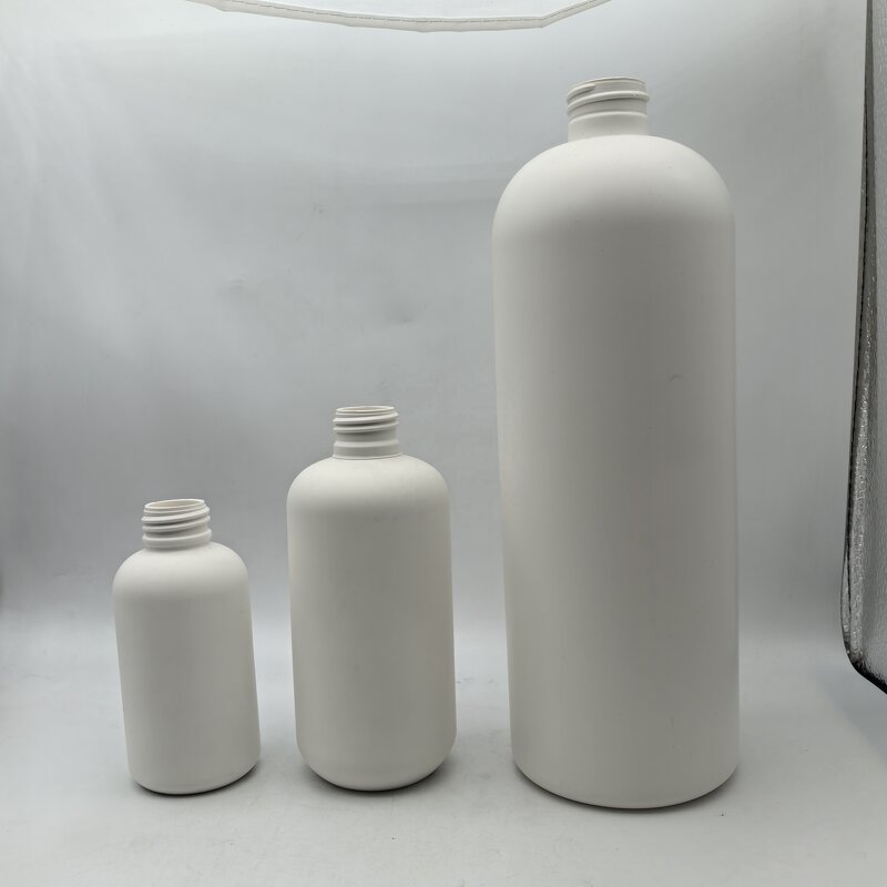 Shampoo Bottle Manufacturer - OEM/ODM Custom 4oz HDPE Plastic Cosmetic Soft Touch Shampoo Bottle