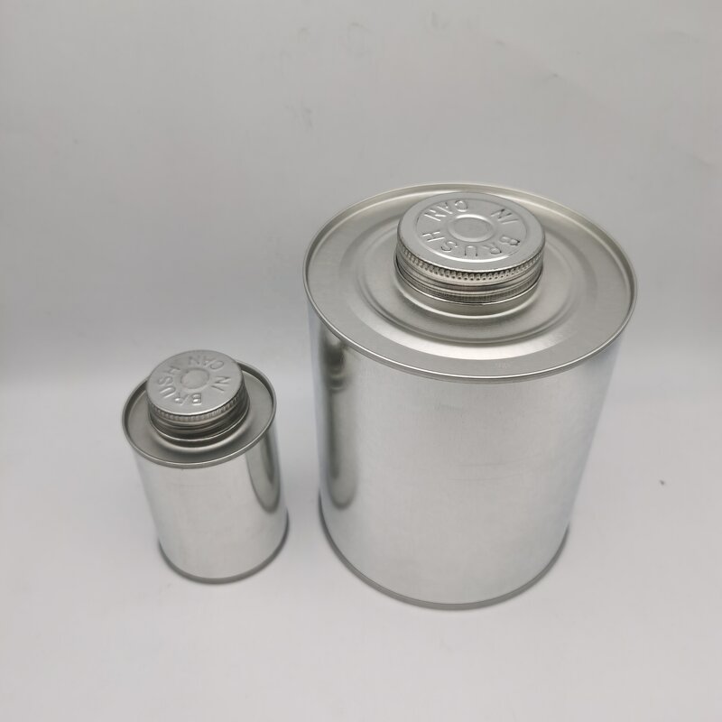 Metal Can with Tin Brush Manufacturer - OEM/ODM Custom 4oz Metal Can with Tin Brush Tin Product