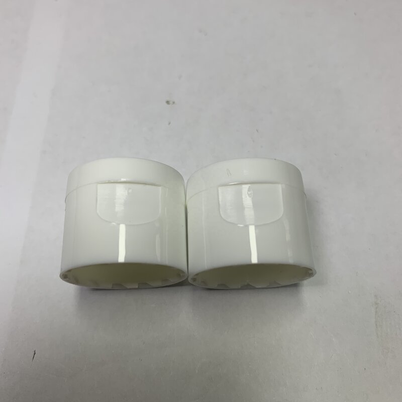 Hinged Flip Top Cap Manufacturer - OEM/ODM Custom 20-28mm White PP Smooth Hinged Flip Top Plastic Snap Cap Dispensing
