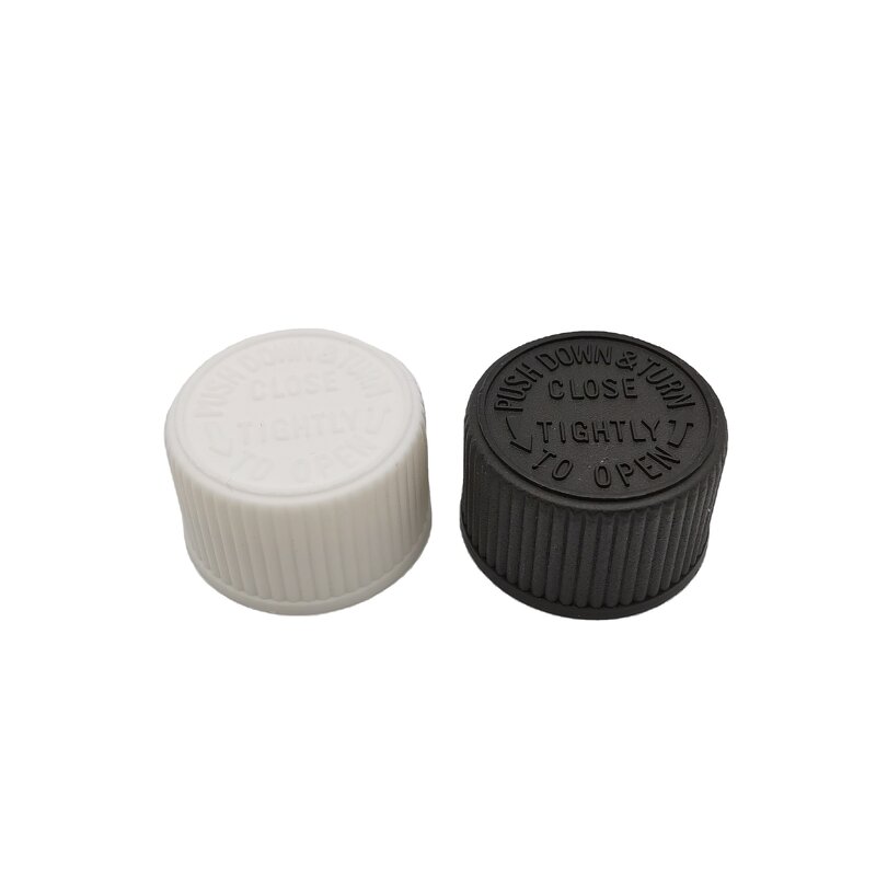 Childproof Screw Cap Manufacturer - OEM/ODM Custom 20-24mm Childproof Screw Cap with One Piece PE Foam