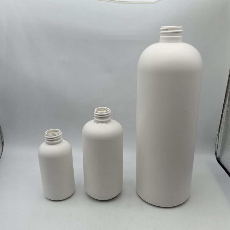 Shampoo Bottle Manufacturer - OEM/ODM Custom 4oz HDPE Plastic Cosmetic Soft Touch Shampoo Bottle