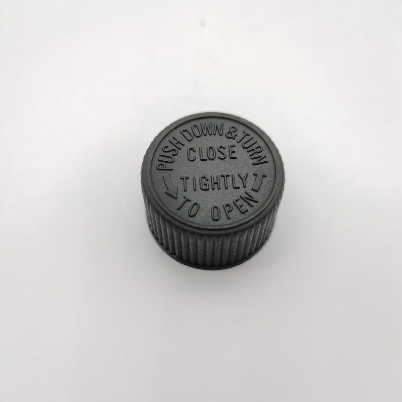 Childproof Screw Cap Manufacturer - OEM/ODM Custom 20-24mm Childproof Screw Cap with One Piece PE Foam