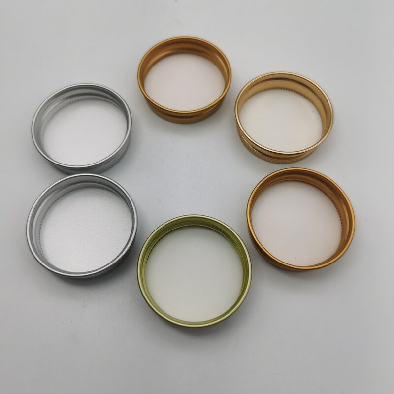 Silver Cap Lid Manufacturer - OEM/ODM Custom Silver Cap Lid Gpi 33/400 Aluminum-plastic Liquor Bottle Cap for Vodka