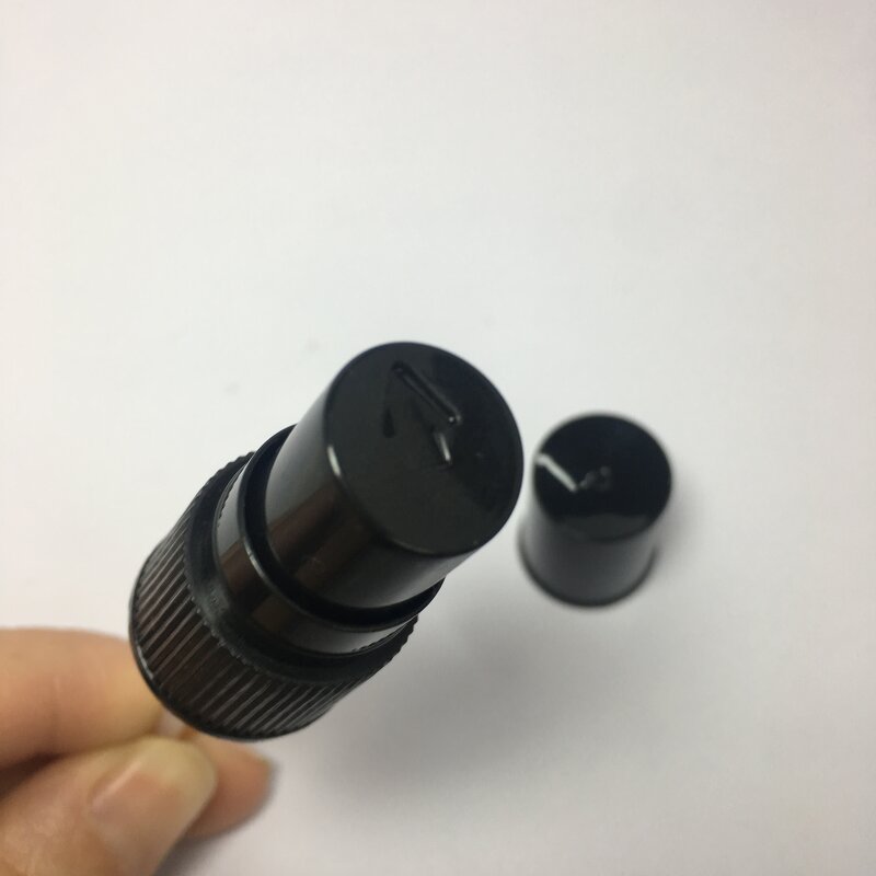 Ribbed Black Fine Mist Sprayer Factory - OEM/ODM Custom 18-410 Ribbed Black Fine Mist Sprayer with Cap for Perfume