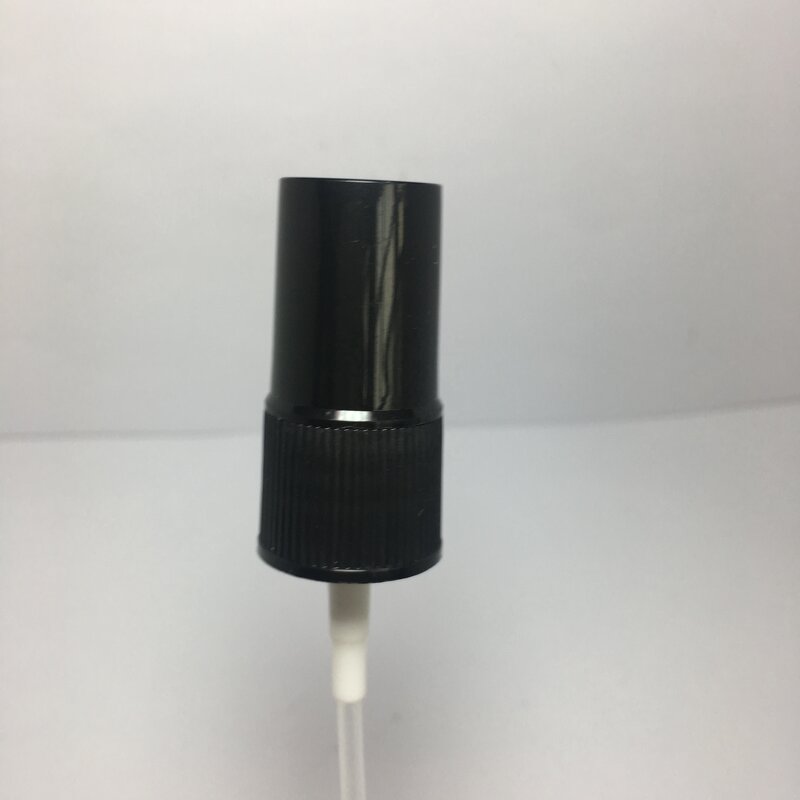 Ribbed Black Fine Mist Sprayer Factory - OEM/ODM Custom 18-410 Ribbed Black Fine Mist Sprayer with Cap for Perfume