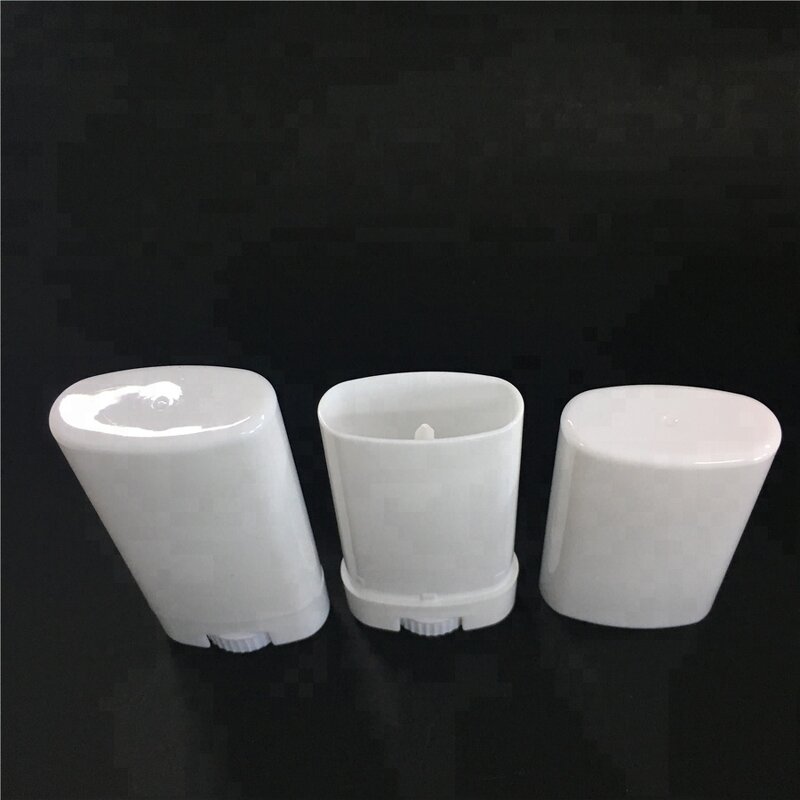 Deodorant Containers Manufacturer - OEM/ODM Custom 15g Empty Oval Lip Balm Tubes Plastic Deodorant Container