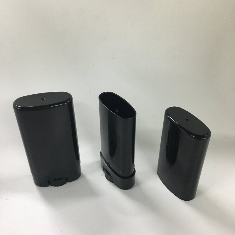 Deodorant Containers Manufacturer - OEM/ODM Custom 15g Empty Oval Lip Balm Tubes Plastic Deodorant Container