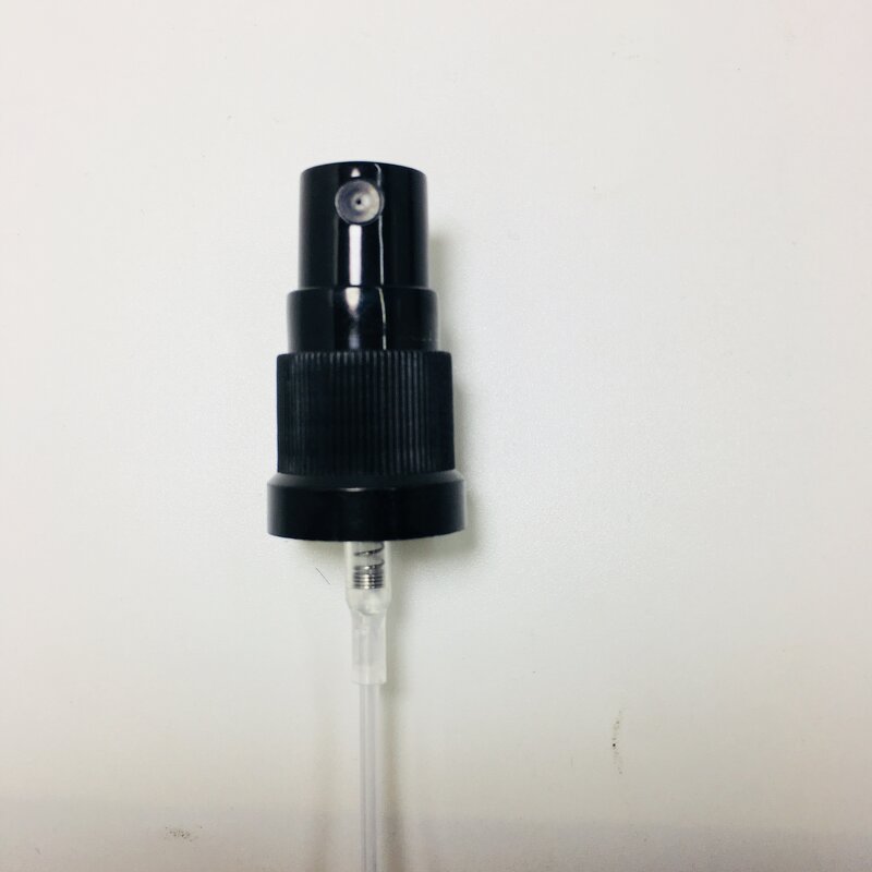 Plastic Pump Sprayer Factory - OEM/ODM Custom 18-415 Plastic Pump Sprayer with Black Cap Fine Mist for Cosmetics