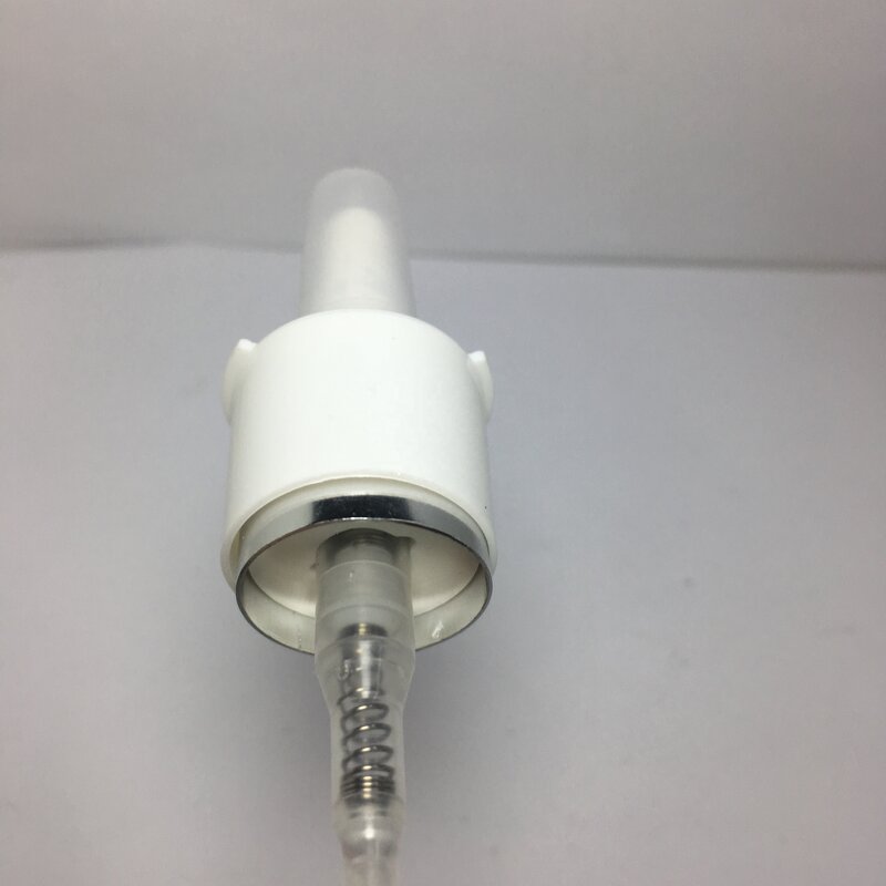 Aluminium Metal Nasal Sprayer Manufacturer - OEM/ODM Custom 20-410 Aluminium Metal Silver Crimp Nasal Sprayer 10ml
