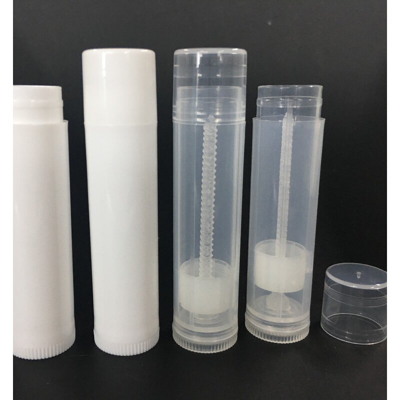 Lip Balm Tubes Factory - OEM/ODM Custom Natural Lip Balm Tubes with Colored Lids Lip Balm Container